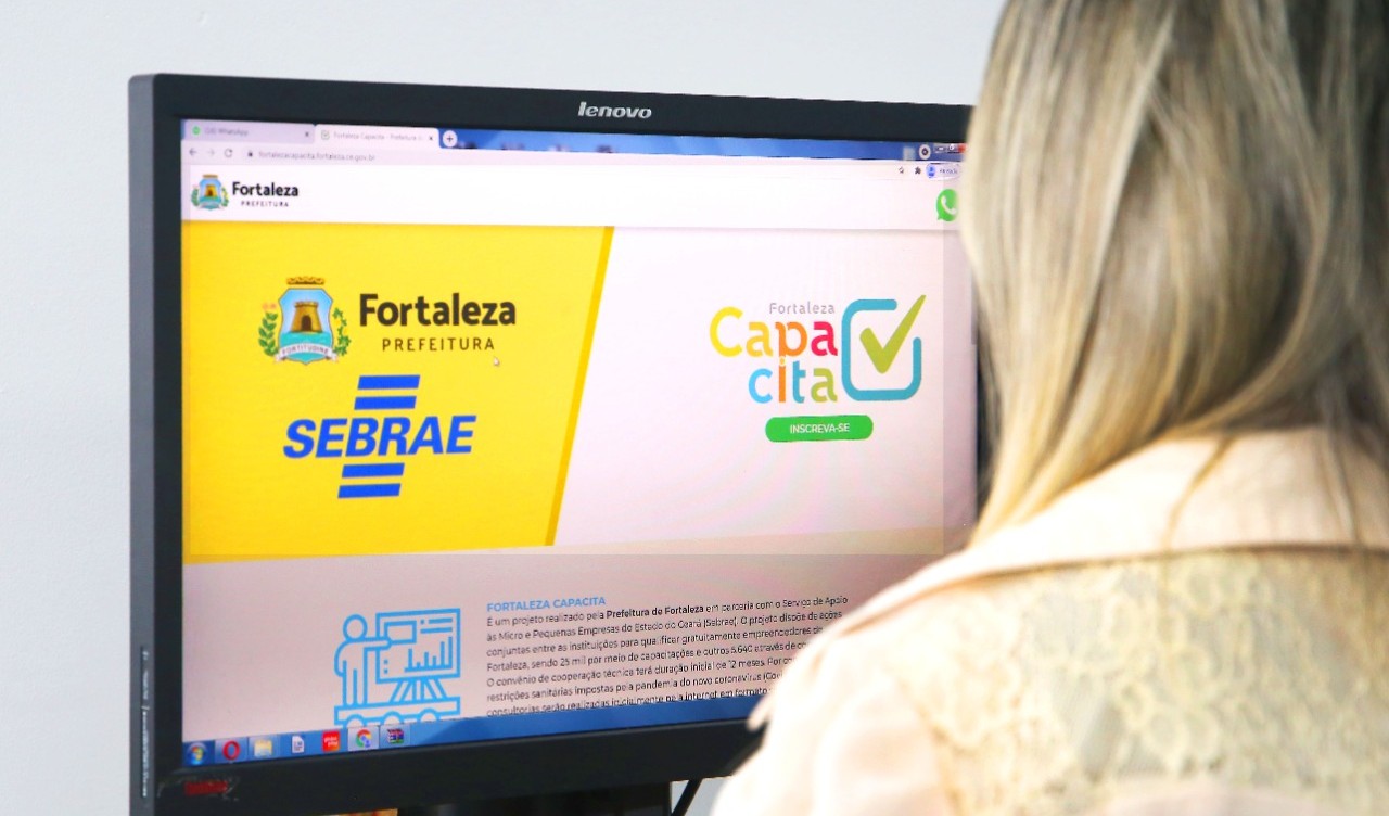 6,8 mil vagas de cursos gratuitos são ofertadas a empreendedores, em Fortaleza.