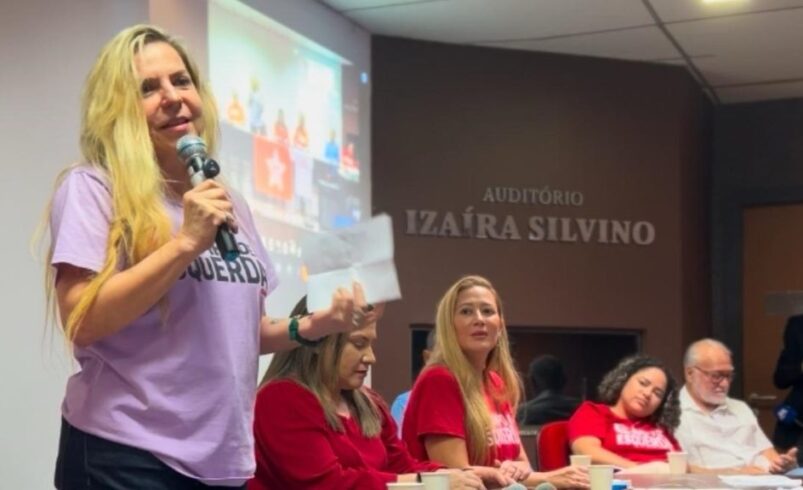 Luizianne Lins é anunciada como pré-candidata ao Senado em ato do Campo de Esquerda